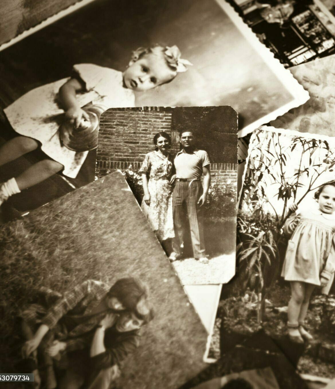 Vintage Family Black and White Photos